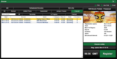 Mr Vegas tournaments