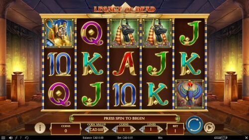 Legacy of Dead slot by Play'n GO