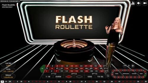 Flash Roulette live casino game by BetGames