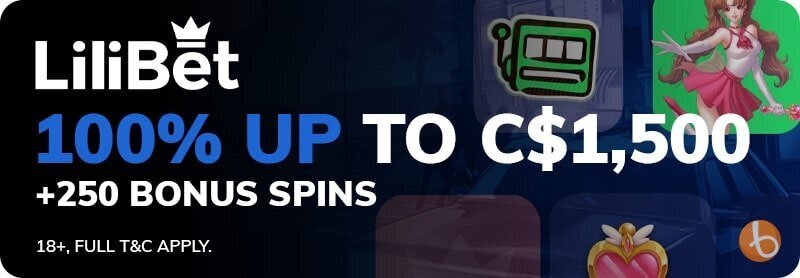 Claim welcome bonus at Lilibet casino