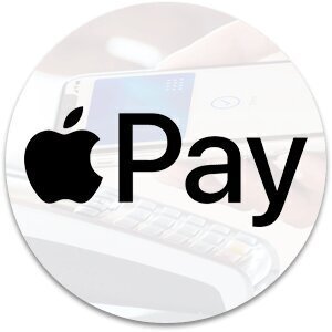 rounded logo of Apple Pay