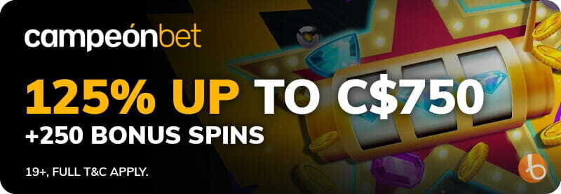 Bonus banner for Campeonbet Casino