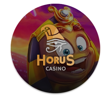 Ball logo for Horus Casino