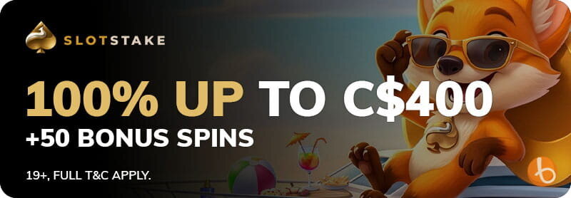 Slotstake welcome bonus