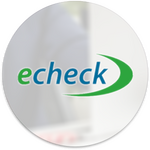 You can use echeck as a payment method on online casinos