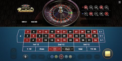 European Roulette game by TrueLab