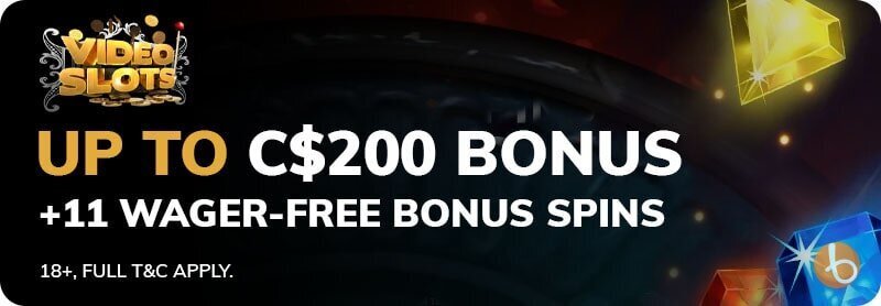 Videoslots Casino welcome bonus offer