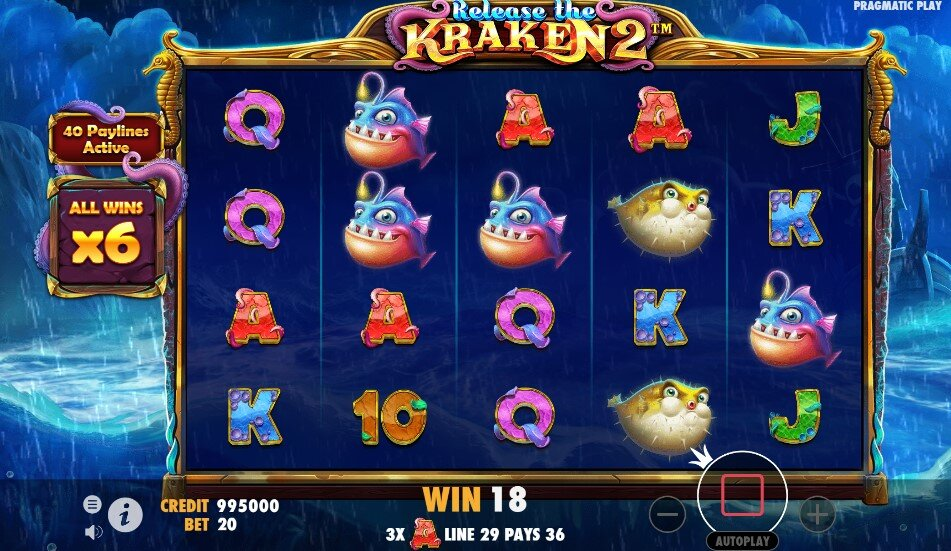 Release the Kraken 2 is one of the new bonus buy slots