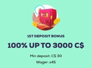 Wild Fortune welcome bonus