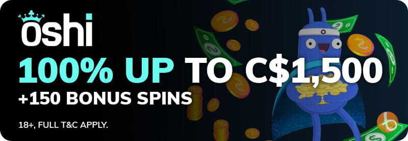 Bonus banner Oshi Casino