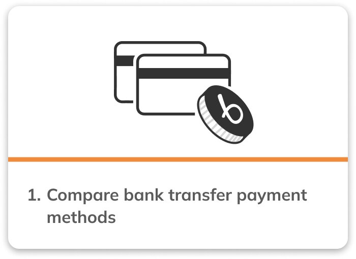 Compare bank transfer payment methods