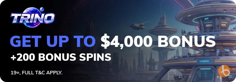 Trino Casino welcome bonus offer