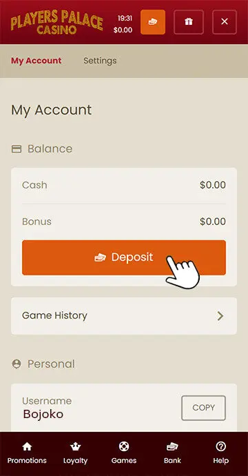 Register and go to cashier