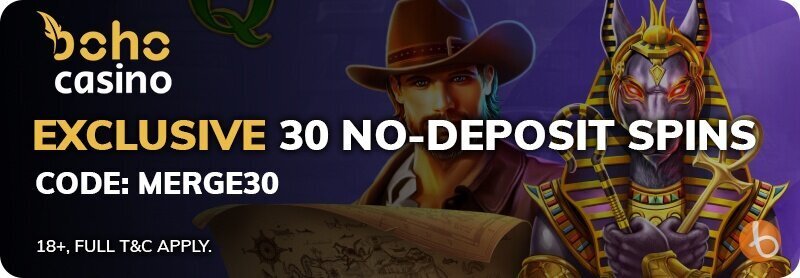 Boho Casino's exclusive bonus offer