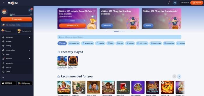 Mr.Bet in December 2025