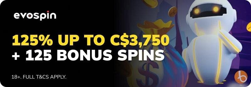 EvoSpin first deposit bonus