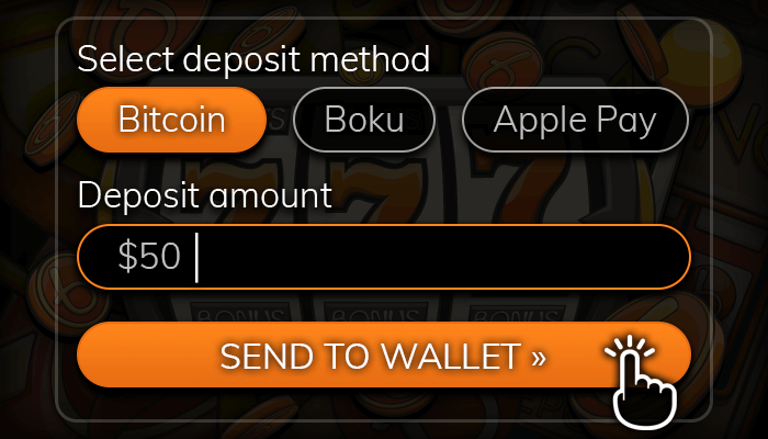 Deposit using Bitcoin