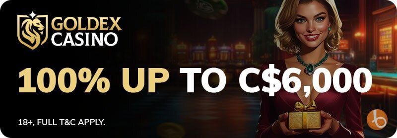 Goldex Casino welcome offer