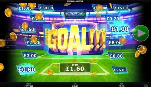 Football Lucky Tap slot screenshot