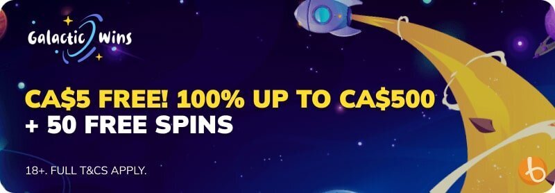 Galactic Wins welcome bonus