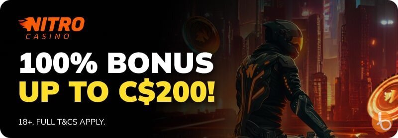 Nitro Casino bonus banner