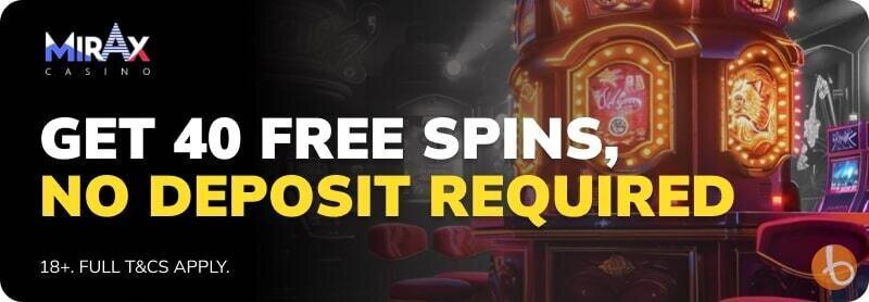 Mirax Casino bonus offer for Canadian players