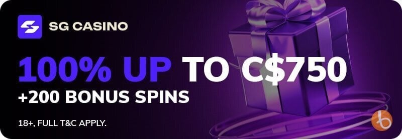 SG Casino welcome bonus offer