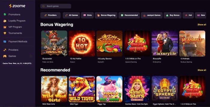 Zoome Casino 2023