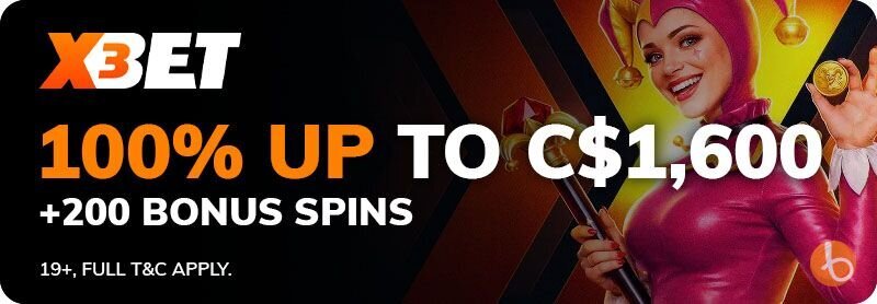 x3bet welcome bonus