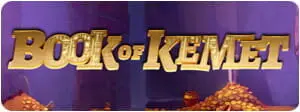 Slot logo for Book of Kemet
