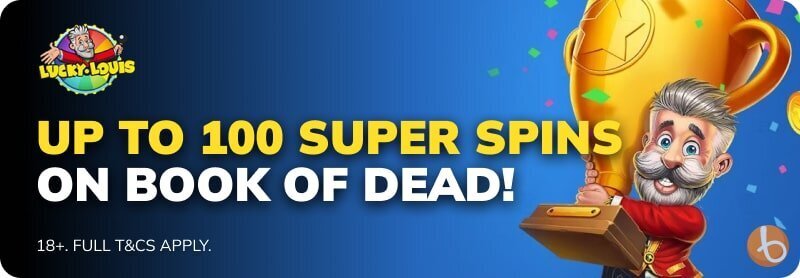 LuckyLouis Casino bonus banner