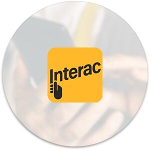 rounded logo of Interac