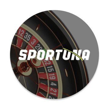 Sportuna Casino round design logo