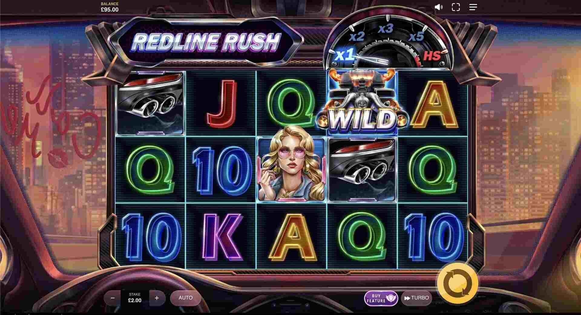 Redline Rush slot by Red Tiger