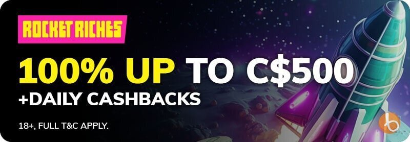 Rocke Riches welcome bonus