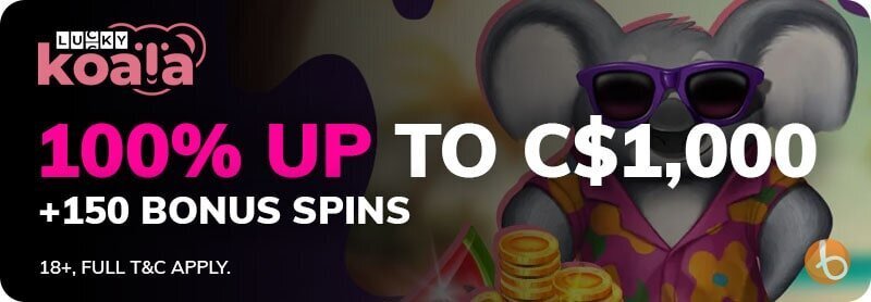 Lucky Koala Casino welcome offer