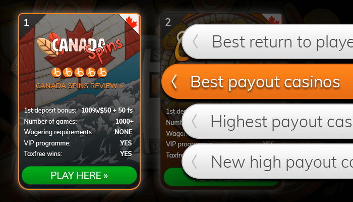 Find a best payout online casino from our list