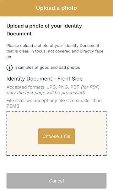 KYC verification at Videoslots Ontario