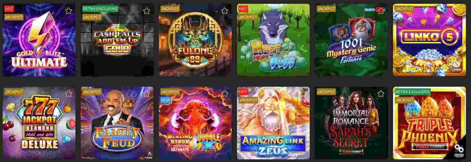 BET99 jackpots