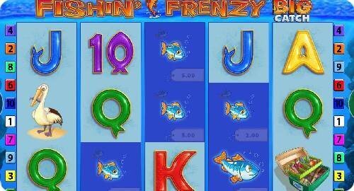 Fishin Frenzy Big Catch jackpot slot