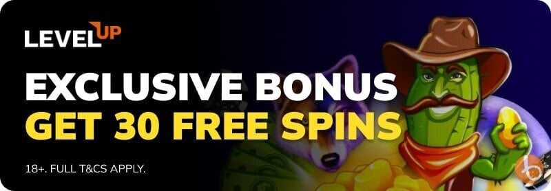 LevelUp bonus banner