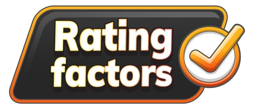 Graphic for Bojoko's rating factors