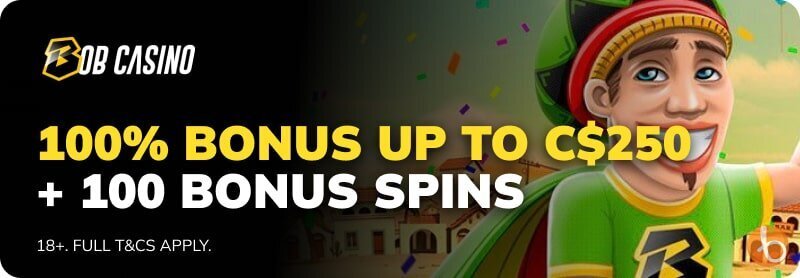 Bob Casino bonus banner