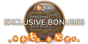 Bojoko branded text exclusive bonuses