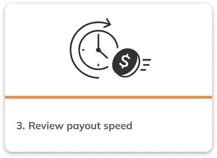 Review payout speed