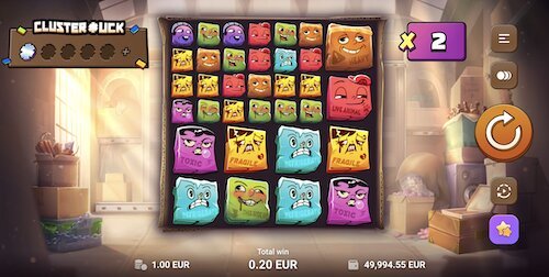 Cluster*uck slot game by TrueLab