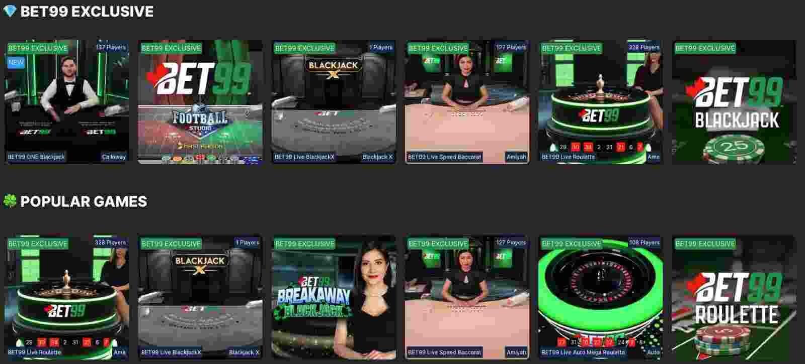 BET99 live casino