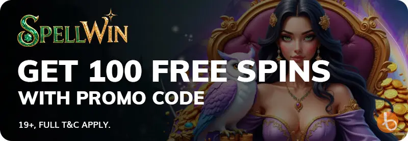 Spellwin no deposit free spins banner