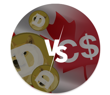 Comparison between Dogecoin and fiat currency