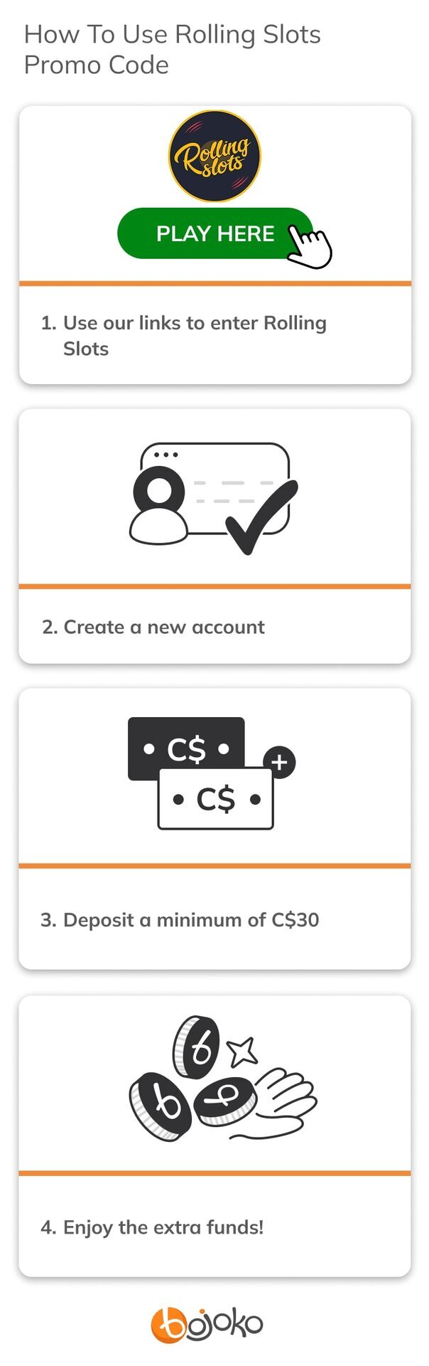 How To Use Rolling Slots Promo Code